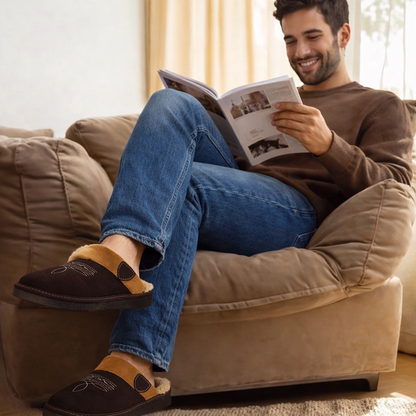 Saddle Step™ Boot-Style Slippers